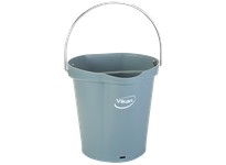Vikan 568888 Pail 1.5 gal. PP/SS Gray