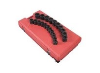 Sunex Tools 5692 21pc 1" Drive SAE Impact Socket Set