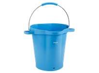 Vikan 56923 Pail 5 gal. PP/SS Blue