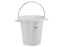 Vikan 56925 Pail 5 gal. PP/SS White | Durable Industrial Pail
