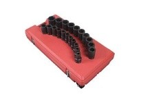 Sunex Tools 5693 1" Dr. 21pc SAE Deep Impact Socket Set