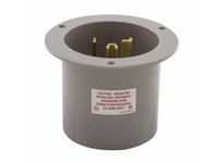 Cooper Eaton 5717NFI Flanged Inlet 30A 125V 2P3W Str Gray