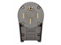 Cooper Eaton 5752AN Plug Angle 50A 125/250V 3P4W Str Gray | YarinInd