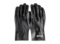 58-8020DD ProCoat Supported PVC Jersey Lined Blk. Rough Acid Fnsh 10 Inch