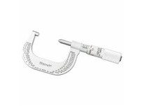 Starrett 585FP Screw Thread Micrometer, Double V-Anvil, 1-2" RangeScrew Thread Micrometer, Double V-Anvil, 1-2" Range