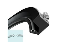 SKFSEAL 597393 NBR single lip Flex design OD clamp split S.S. spring oil seal