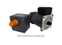 SIGMA 5IK60RGN-EFT/5GN50K1-Phase AC gearmotor with 60W output power and a 50 to 1 gear ratio. Designed in a Parallel Shaft Gearh