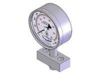 Dixon 5S-D-2U-GFBTSS 5" 0-100PSI 2"CLAMP GF BT SS