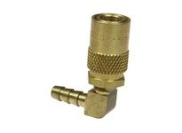 Coilhose 6-214 1/4" Moldflow Coupler Unvalved 1/4" ID Hose 90 | Industrial Supplies