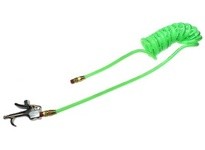 Coilhose 600-PR532-10B-G Flexcoil 5/32 ID x 10 1/4 MPT x 600-S Neon Green