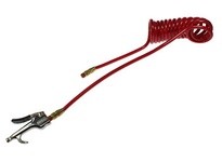 Coilhose 600-PR532-10B-R Flexcoil 5/32 ID x 10 1/4 MPT x 600-S Red