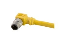 Remke 602F0120C1 Dual Key Micro-Link Plug Assembly (SJOOW) Male 90 deg 2 Pole 12ft 18 AWG SS Coupler