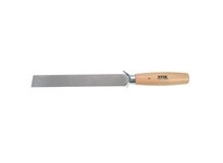 Hyde Tools 60810 SQ PT Knife 8" x 1"/14 Gauge Safety Wood Handle | Durable Tools