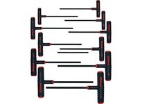 60911 11pc. Inch w/Pouch 9" Arm Power-T T-Handle Hex Key Set | Durable Tools