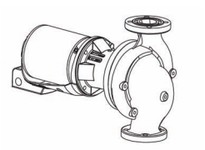 Bell & Gossett 60AB In-Line Pump Series 60 Model 2x7 AB | High-Performance 1.5 HP Pump