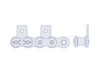 HKK RC060RSA1E2P HKK 60R W/SA-1 EVERY 2ND 2-1/4" pitch (price per foot, sold in boxes of 10 feet)60R With SA-1 Every 2nd Pitch O