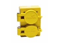 Cooper Eaton 60W47DPLXBK Receptacle Duplex WT 15A 125V | Durable Electrical Supplies