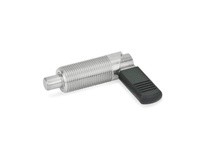 JWWINCO 612-8-M16X1.5-BK-NI GN612-8-M16X1.5-BK-NI Indexing Plunger | Stainless Steel Lock Nut