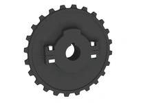 614-107-25 NS5936-24T Thermoplastic Split Sprocket With Keyway TEETH: 24 BORE: 25mm Round