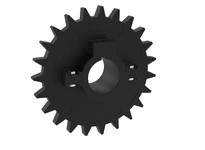 614-671-2 NS63-23T Thermoplastic Split Sprocket With Keyway | YarinInd