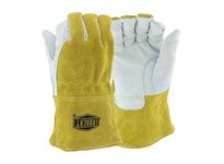 6143/M IRONCAT Premium Goatskin/Cowhide Mig Wedling 4" Cuff Kevlar Thread WCPG