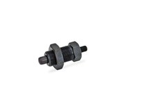 JWWINCO 617-6-1/2X13-GK GN617-6-1/2X13-GK Indexing Plunger with Lock Nut, Non Locking Type, Steel, Thread:1/2-13"