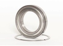 Consolidated Bearings 6201-ZZNR DEEP GROOVE BALL BEARING SHIELDED WITH SNAP RING