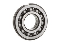 Single Row Radial Ball Bearing - Open Type w/ Snap Ring