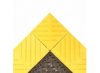 NoTrax 620S4296BY Injection Molded 620 Diamond Flex-Lok 42"X96" Black/Yellow | Industrial Matting Solutions