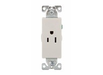 Cooper Eaton 6250W-BU Receptacle Deco Single 15A 125V | Durable & Reliable