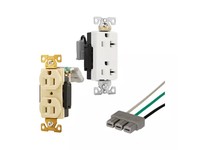 Cooper Eaton 6262GYM RecDecoDup15A125V2P3W B/SwireBrSt MOD Gray