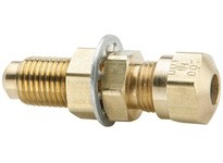 DIXON 62NFBH6 AIR BRAKE BULKHEAD UNION 3/8"