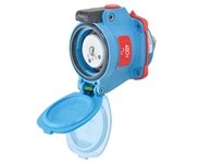 Meltric 63-14042-375-843 DSN20 Receptacle Poly Blue | Industrial Grade