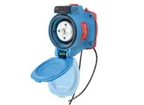 Meltric 63-14043-972 DSN20 Receptacle Poly Blue Size 1 Type 4X IP69 | Industrial Supplies