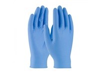 63-230PF/L Ambi-Dex Octane Disposable Nitrile 3 Mil Blue Powder Free Text Grip