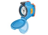 Meltric 63-34075-972 DSN30 RECEPTACLE POLY BLUE SIZE 2 TYPE 4X IP 69 1P+N+G 30 A 125 VAC 60 Hz +2 AUX