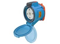 Meltric 63-34077-843 DSN30 RECEPTACLE POLY BLUE SIZE 2 TYPE 4X IP 69 3P+N+G 30 A 125/250 VAC 60 Hz NO AUX PADLOCK PAWL