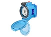 Meltric 63-34163-972-375-843-NC DSN30 RECEPTACLE POLY BLUE | YarinInd