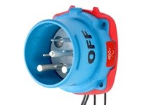 Meltric 63-88042-264 DSN100 INLET POLY BLUE SIZE 4 | YarinInd