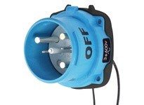 Meltric 63-88143-972 DSN100 INLET POLY BLUE SIZE 4 | YarinInd