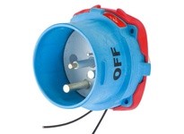 Meltric 63-98042-262 DSN150 INLET POLY BLUE SIZE 5 | High-Quality Industrial Connector