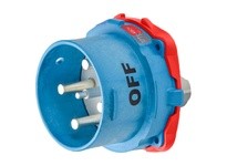 Meltric 63-98047 DSN150 Inlet Poly Blue Size 5 Type 4X | Industrial Supply