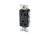 Cooper Eaton 6352B-BU Receptacle Deco Duplex 20A 125V 2P3W B/Swire BR