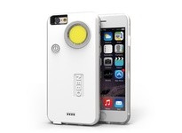 NEBO 6387 CaseBrite iPhone 6/6S Plus Case + Light (White) | Durable & Bright