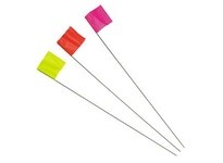 IRWIN 64100 2.5" X 3.5" X 21" Orange Stake Flag