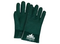 MCR 6410SC Oil Hauler Green/Orange PVC Non-Slip Finish Jersey Lined Safety Cuff