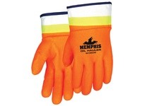 MCR 6410SCHV Oil Hauler Hi Vis Lime/Hi Vis Orange PVC Gloves | Safety & Comfort