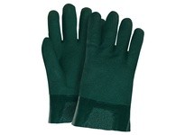 MCR 6421 Economy Green Double Dip PVC Jersey Liner | Durable Work Gloves