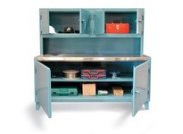 StrongHold 65-WB-301-SSTOP-MOD Workbench with Upper Compartment | YarinInd