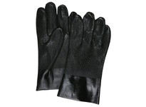 MCR 6510S Black Double Dipped PVC Textured Interlock Lined 10 | YarinInd